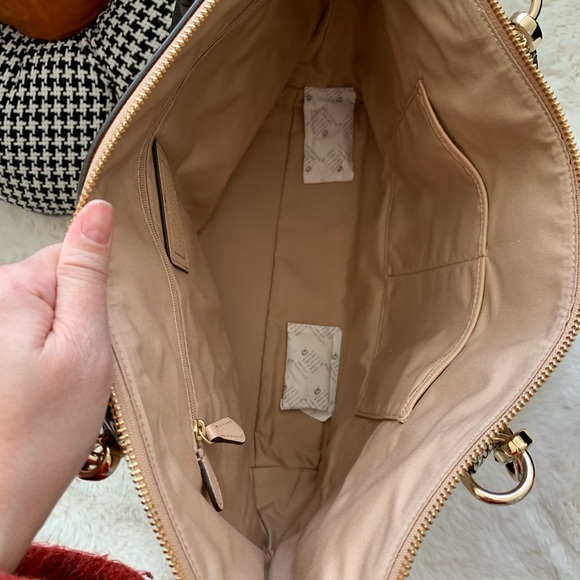 New Coach AVA TOTE IN EXOTIC EMBOSSED LEATHER TRIM  F38308 - Picture 6 of 9